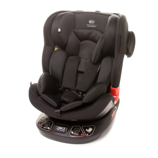 4BABY SPACE-FIX XXI 360 autosēdeklis 0-36kg BLACK