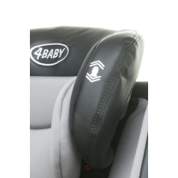 4BABY ROTO-FIX Autosēdeklis 0-36kg BLACK