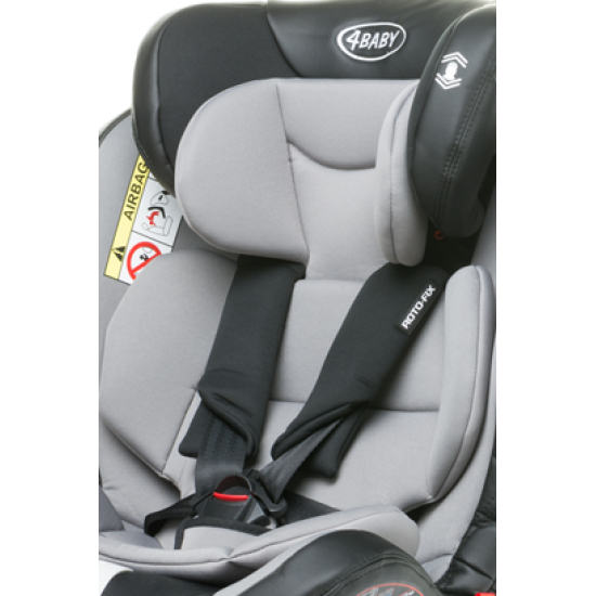 4BABY ROTO-FIX Autosēdeklis 0-36kg GREY