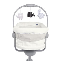 CHICCO BABY HUG 4in1 Bērnu gultiņa - krēsls STONE