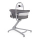 CHICCO BABY HUG 4in1 Bērnu gultiņa - krēsls DARK GREY CHICCO BABY HUG 4in1 Bērnu gultiņa - krēsls DARK GREY