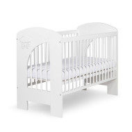 KLUPS NEL CHMURKA детская кроватка 120×60см, Белая KLUPS NEL CHMURKA детская кроватка 120×60см, Белая