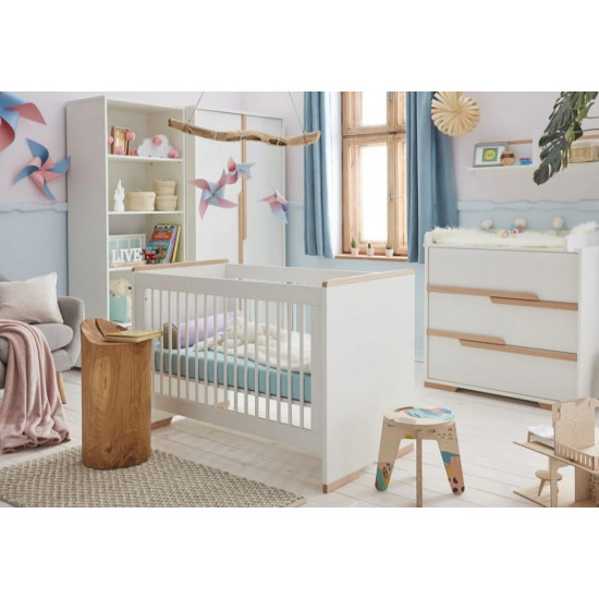 Pinio Snap bērnu gultiņa 120x60 Balta Pinio Snap bērnu gultiņa 120x60 Balta