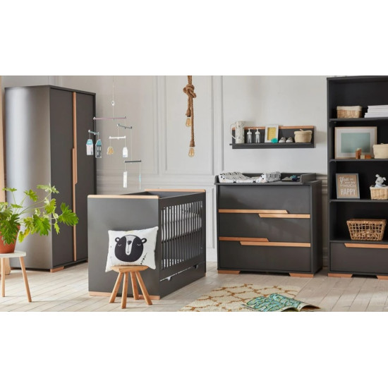 Pinio Snap bērnu gultiņa 120x60 pelēka Pinio Snap bērnu gultiņa 120x60 pelēka