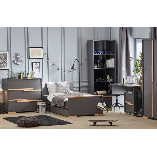 Pinio Snap gulta 200x90 Pelēka Pinio Snap gulta 200x90 Pelēka
