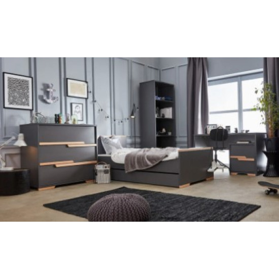 Pinio Snap gulta 200x90 Pelēka Pinio Snap gulta 200x90 Pelēka