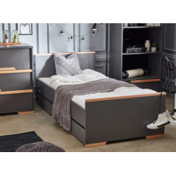 Pinio Snap gulta 200x90 Pelēka Pinio Snap gulta 200x90 Pelēka