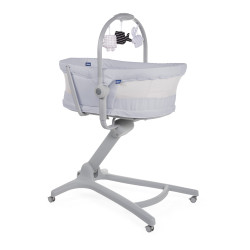 CHICCO BABY HUG 4in1 Bērnu gultiņa - krēsls STONE