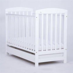 DREWEX OLEK bērnu gulta ar atvilktni 120×60 White DREWEX OLEK bērnu gulta ar atvilktni 120×60 White
