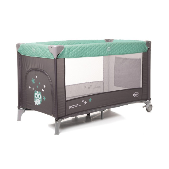 4BABY ROYAL ceļojuma gultiņa / manēža GREEN 4BABY ROYAL ceļojuma gultiņa / manēža GREEN