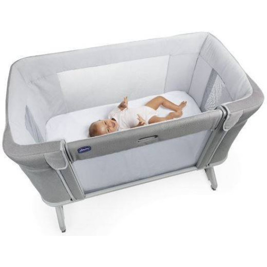 Šūpuļgultiņa CHICCO Next2me Forever Moon Grey 3 in 1 Šūpuļgultiņa CHICCO Next2me Forever Moon Grey 3 in 1