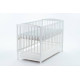 DREWEX KUBA DELUX Bērnu gulta ar noņemamu sānu un atvilktni 120x60cm, White DREWEX KUBA DELUX Bērnu gulta ar noņemamu sānu un atvilktni 120x60cm, White