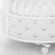 Apaļa/Ovala gulta-transformeris ECO WHITE Apaļa/Ovala gulta-transformeris ECO WHITE
