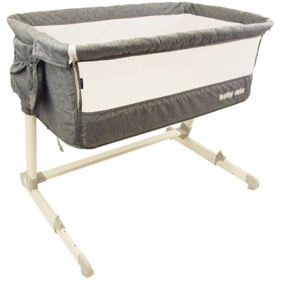 BABY MIX gulta-šūpulis GREY BABY MIX gulta-šūpulis GREY