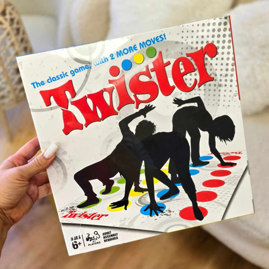 Jautra spēle visai ģimenei - Twister balts