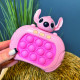 Elektroniskā Pop It Pro spēle Stich roze