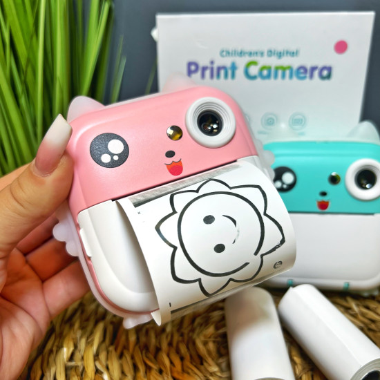 Bērnu digitala printeru camera Kaķis