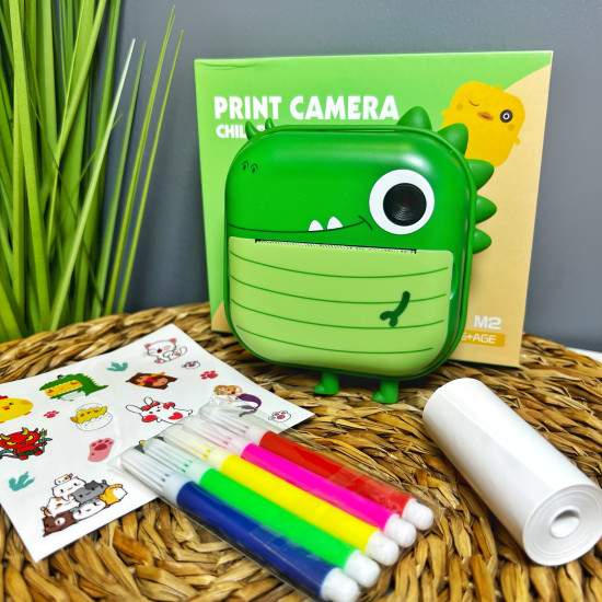 Bērnu digitala printeru camera Dino
