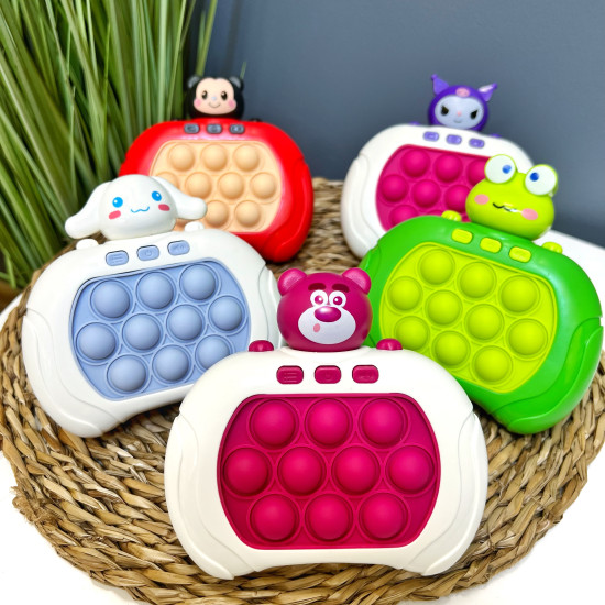 Elektroniskā Pop It Pro spēle Rozā Lācis