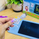 Interaktīvā Angļu Valodas Apguves LCD Planšete 2in1, 112 kartītes (224 vārdi)
