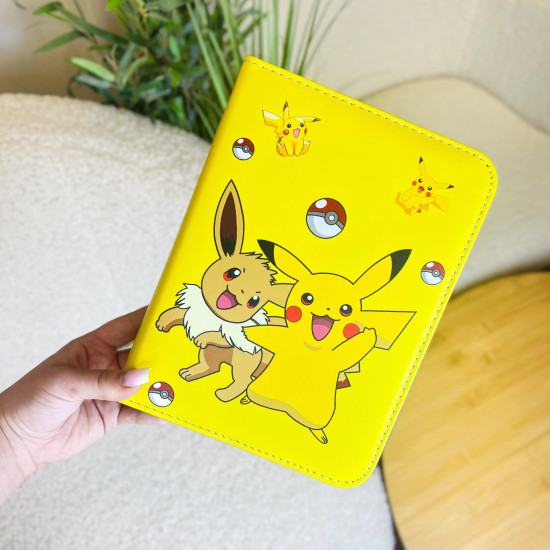 Pokemon kolekcionāra fan albums - dzeltens