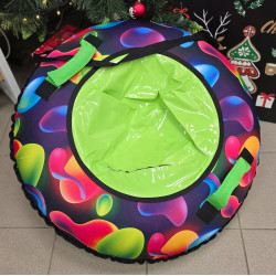 Piepūšamā sniega kamera pūslis  / krāsainie pusapļi 90 cm