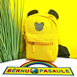 Bērnu soma - pār plecu ar austiņām Yellow