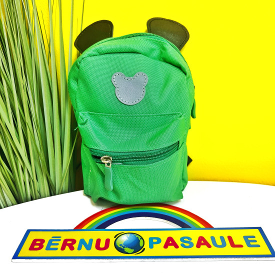 Bērnu soma - pār plecu ar austiņām Green