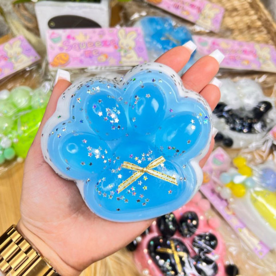 Squishy ķepiņas GIGANT antistresa rotaļlieta 13 cm