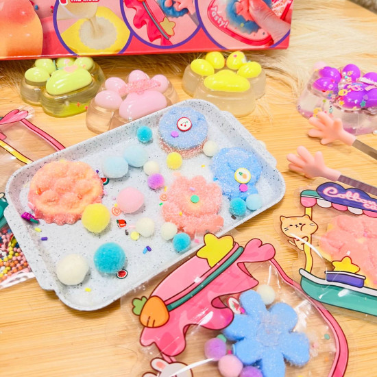 Squishy ķepiņas Таba izgatavošanas komplekts Squishy ķepiņas Таba izgatavošanas komplekts