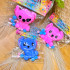 Squishy Stich zils un rozā