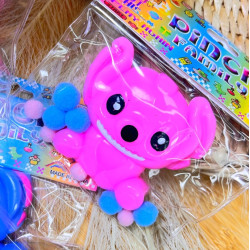 Squishy Stich zils un rozā Squishy Stich zils un rozā