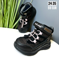 Zābaciņi D.D.STEP 24-35 izm. Black F651-342CM