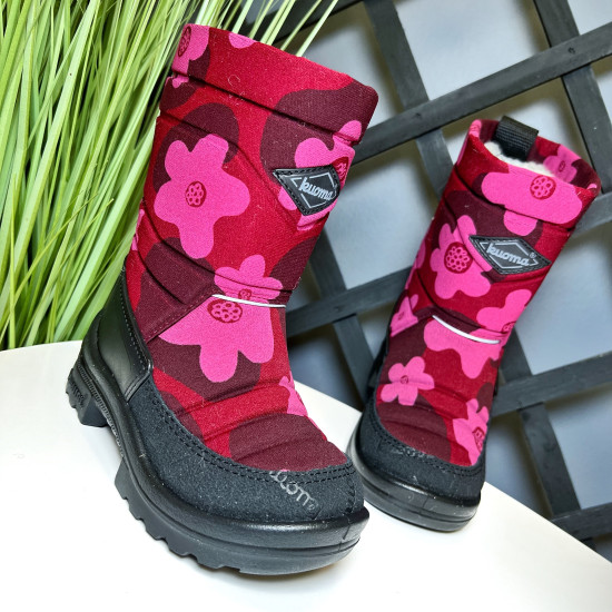 Ziemas zābaki Kuoma GT billa pink flower 3726 Ziemas zābaki Kuoma GT billa pink flower 3726