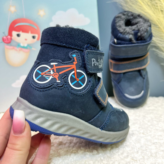 Zēnu Ziemas Zābaki Ponte20 (D.D.STEP) zilā krāsā, izmēri 22-26