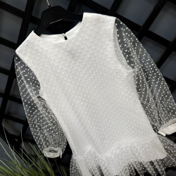Skaista un eleganta vasaras kleita White Skaista un eleganta vasaras kleita White