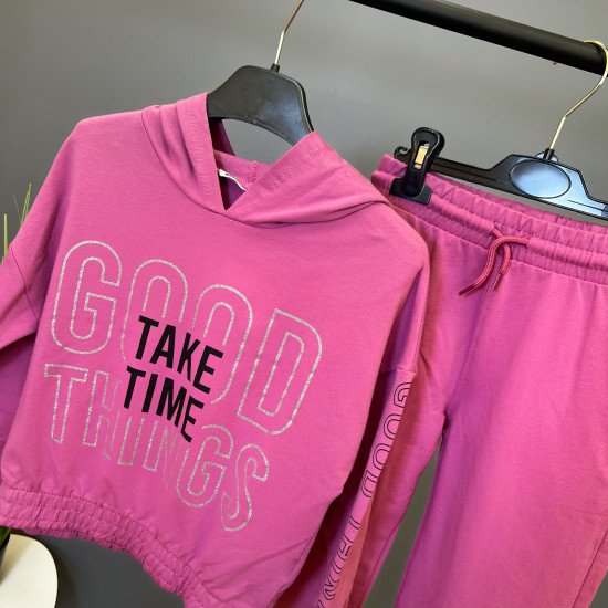 Ikdienas kostīms meitenei Rozā