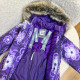 Meiteņu Ziemas Kombinezons LENNE Ziedi 110-134 izm. 22320A 6310