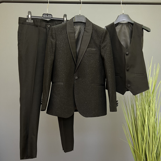 Svētku kostīms zēniem 3 in 1 Black
