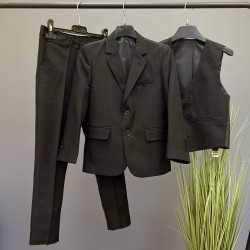 Klasisks kostīms zēniem 3 in 1 Black