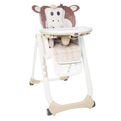 CHICCO POLLY 2 START MONKEY Barošanas krēsliņš 