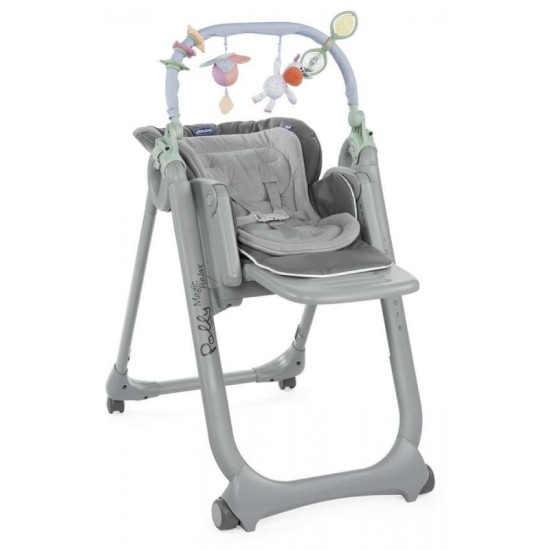 Chicco Polly Magic Relax Barošanas Krēsls Graphite