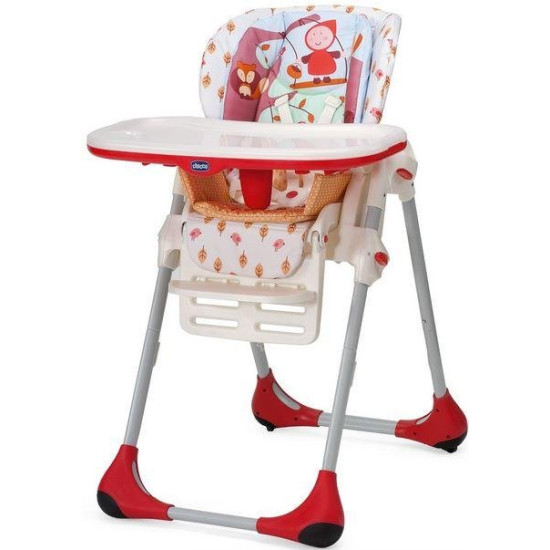 Chicco Polly 2 in 1 Barošanas Krēsls  HAPPY LAND