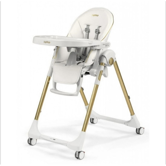 Peg Perego Prima Pappa Follow Me barošanas krēsliņš GOLD Peg Perego Prima Pappa Follow Me barošanas krēsliņš GOLD
