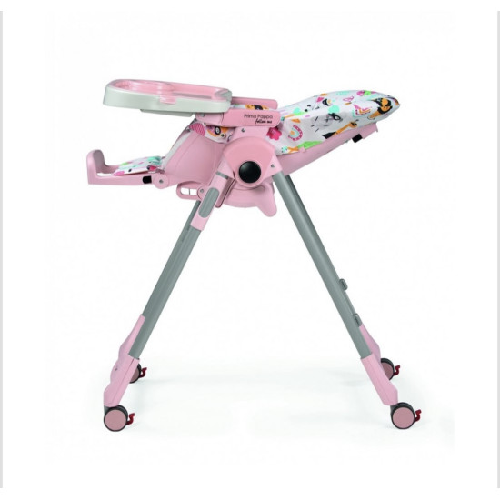 Peg Perego Prima Pappa Follow Me barošanas krēsliņš SUPER GIRL Peg Perego Prima Pappa Follow Me barošanas krēsliņš SUPER GIRL