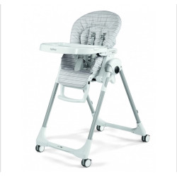Peg Perego Prima Pappa Follow Me barošanas krēsliņš LINEAR GREY