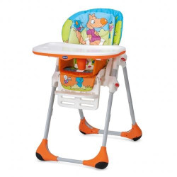 Chicco Polly 2 in 1 Barošanas Krēsls  WOOD FRIENDS