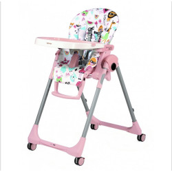 Peg Perego Prima Pappa Follow Me barošanas krēsliņš SUPER GIRL