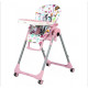 Peg Perego Prima Pappa Follow Me barošanas krēsliņš SUPER GIRL Peg Perego Prima Pappa Follow Me barošanas krēsliņš SUPER GIRL