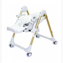 Peg Perego Prima Pappa Follow Me barošanas krēsliņš GOLD Peg Perego Prima Pappa Follow Me barošanas krēsliņš GOLD